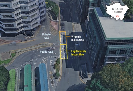 Tribunal rules Perry’s yellow box at East Croydon is ‘wrong’