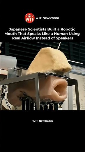 Japanese Scientists Built a Robotic Mouth That Speaks Like a Human🤯