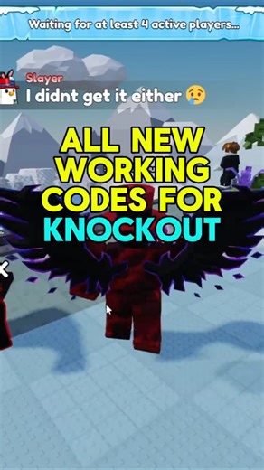 All New Codes in Knockout Roblox (Update Codes)