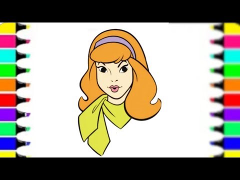How to Draw Daphne from Scooby-Doo | Easy drawing | old cartoon drawing