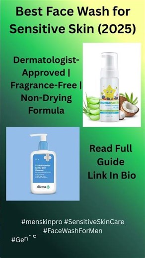 Best Face Wash for Sensitive Skin (2025) | Dermatologist-Approved Gentle Cleansers