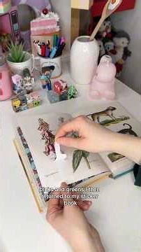 Making a FLOWER inspired junk journal page 🌷🌹