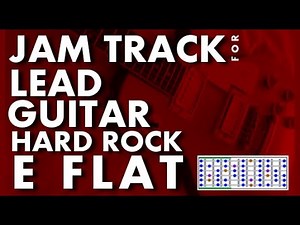 Jam Track: E Flat (Drop E Tuning) Backing Track for Lead Guitar Practice - Hard Rock