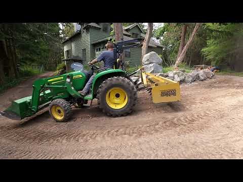 How I Use My Hydraulic Top Link and Box Blade! More Man Rock!