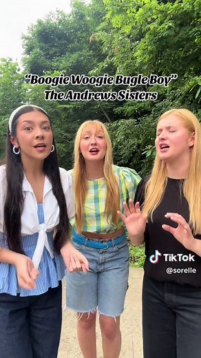“Boogie Woogie Bugle Boy” by The Andrews Sisters #boogie | the andrews sisters