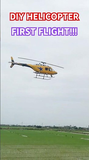 DIY RC Helicopter – First Time in the Air!