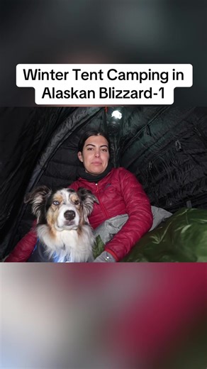 Winter Tent Camping During an Alaskan Blizzard Adventure
