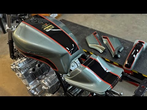 HOW TO PAINT A MOTORCYCLE LIKE A PROFESSIONAL | Honda CBX 1000