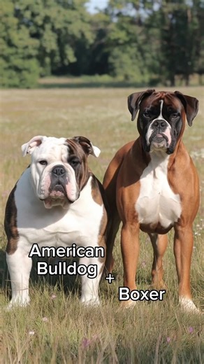 -𝘽𝘰𝘹𝘦𝘳 𝑳𝘰𝘷𝘦𝘳𝘴 𝑪𝘰𝘮𝘮𝘶𝘯𝘪𝘵𝘺- on Instagram: "English bulldog + Boxer double tap 💟💟 Join Boxer Family 👪 FOLLOW @boxer_universe_ Featuring 🎦 original video by dogmkx02 on tt #boxerdog #boxer #boxer_universe_"