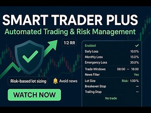 🔥This Algo Properly Manages Risk | Smart Trader Plus | MT5 | Fully Automated Forex Trading Algo