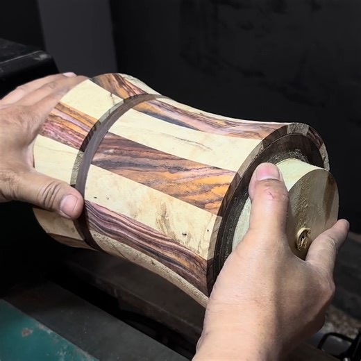 70K views · 324 reactions | Woodturning Striped Jar | DIY & Crafts | Facebook