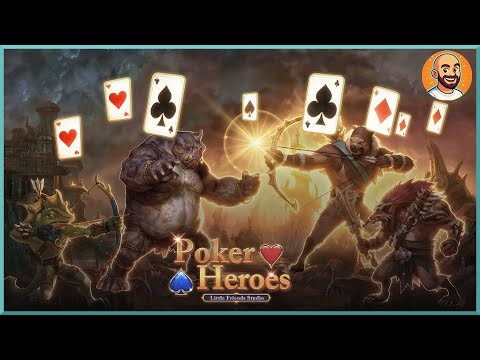 Interesting Strategy with a Poker Twist And Team Building! | Poker Heroes [Demo] Gameplay