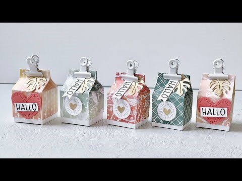 Tutorial: Two-part mini milk box