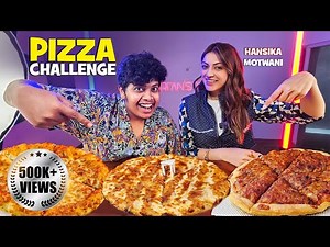 Pizza Challenge With Hansika, Dominos vs Pizza Hut - Irfan's View