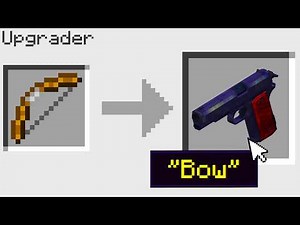 I Secretly Upgraded Every Weapon in Minecraft..