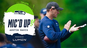 "Let's have a day!" 🌞 Listen in as quarterbacks coach Austin Davis is wired for sound during our minicamp practice as he works with Russell Wilson and the rest of the Seahawks quarterbacks. #GoHawks x Lumen Technologies | Seattle Seahawks