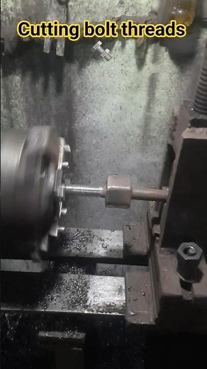 How to Cut Threads on Lathe Machine | Metal Work Skill | Daily Life Skills