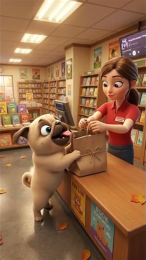 Pug Puppy Buys 100-Page Princess Book | Detailed Drawings #shorts #pug