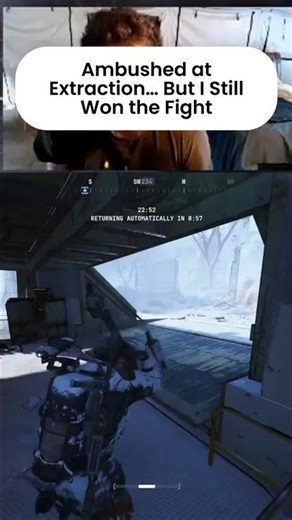 Ambushed at Extraction… But I Still Won the Fight Ark Raiders PvP Exfil Clutch