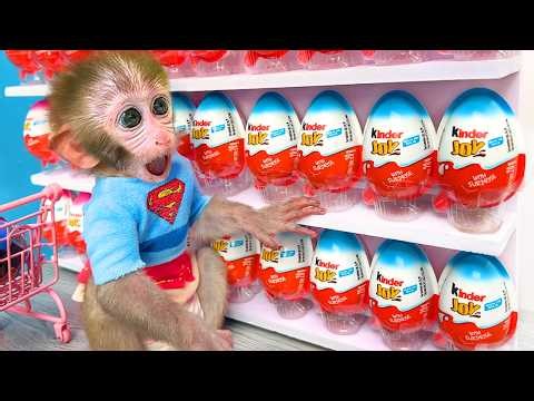 Monkey Baby Bon Bon’s Sweet Kinder Surprise Adventure| Nursery Rhymes & Kids Songs |Bobby Kids Songs