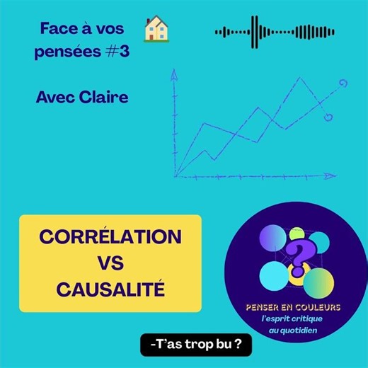 Corrélation vs Causalité avec Claire #correlation #logique #complotisme #espritcritique