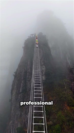 The Scariest Ladder in the World? China's "Space Ladder" 😱🏔️