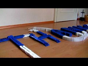 12,000 Dominoes - 1000 Subscribers Special ( Second Highest Domino Tower Ever)