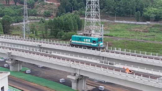 China launches first hydrogen-powered freight locomotive