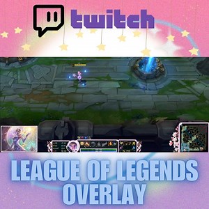 League of Legends Overlay Sakura Pink Edition | Twitch Lol Overlay Pink - Etsy