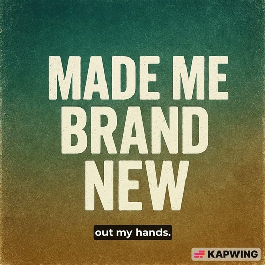 Made Me Brand New OUT NOW