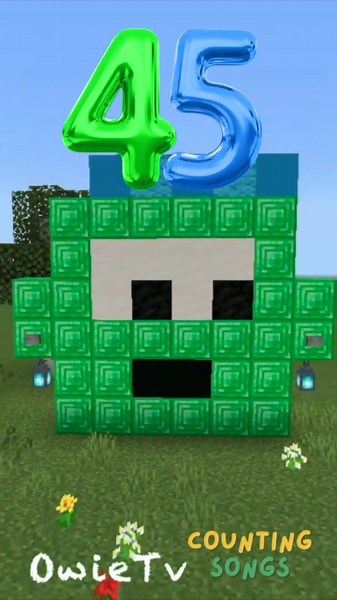 Counting by 15 Song #shorts | Minecraft Numberblocks Counting Songs for Kids #kidslearning