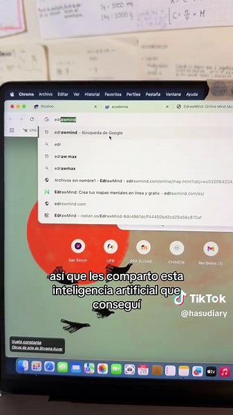 Estás Estudiando con Mapas Mentales y EdrawMind