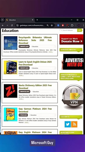Microsoft Guy on Instagram: "Download any PC software for free.. #tech #pc #computer #technology #computerscience #windows #science #laptop #college #tips #trick #software #free"