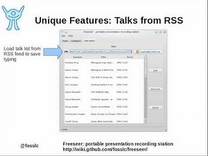 Freeseer video recording and streaming tool