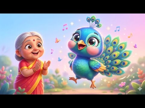 Nani Teri Morni 🦚 (नानी तेरी मोरनी) | Hindi Nursery Rhymes | Fun Songs for Toddlers