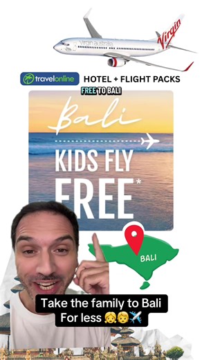 Bali Kids Fly Free Sale – Family Holiday Deals 2026