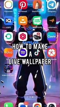How To Make a Live Wallpaper Using AI (Free & Easy) #livewallpaper #wallpaper #fypシ #fypage #foryou