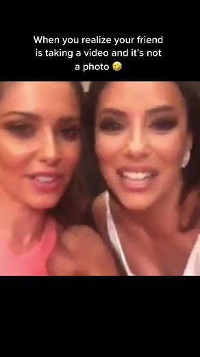 Throwback to when Cheryl & @Eva Longoria faceswapped 🤣 #cheryl #cherylcole #cherylofficial #evalongoria #faceswap #celebrities #throwback #fypage #fypシ #foryou