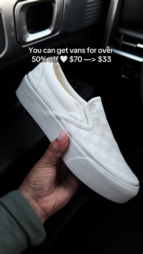 Limited time to get @vans platforms on sale for over 50% off #vans #vansplatform #platformshoes #sliponshoes #tiktokshopcreatorpicks