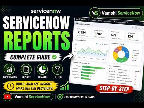 ServiceNow Reports Tutorial | Complete Guide for Beginners | Servicenow ITSM -11