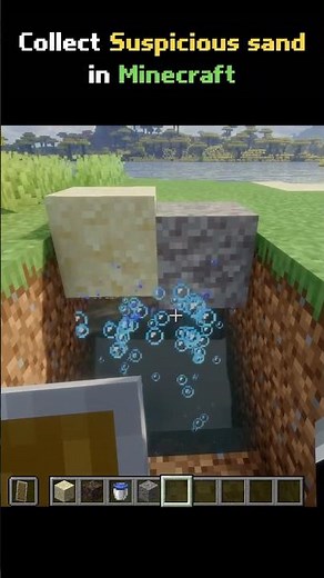 Collect Suspicious Sand in Minecraft