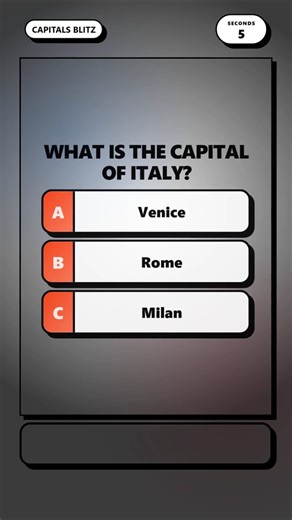 World Capitals Quiz | Can You Get All 4 Right?