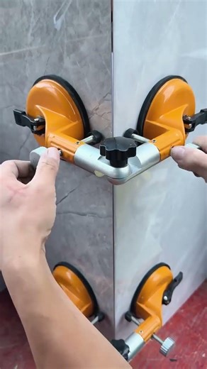 Tile Installation Hack | Adjustable Suction Leveling Tool #tools #tiles