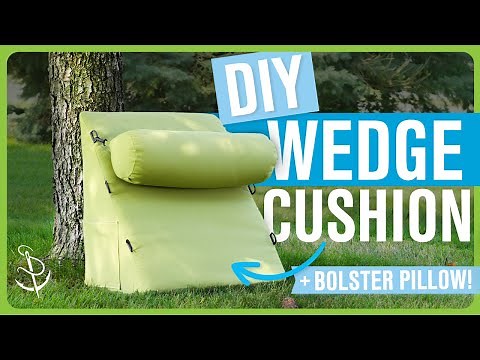 How to Make a Wedge Cushion: DIY Foam Crafting