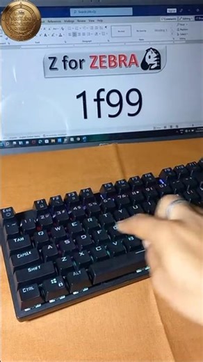 Z MS WORD symbol shortcut key| Secret Keyboard Trick | #shorts #computertips #keyboardshortcuts