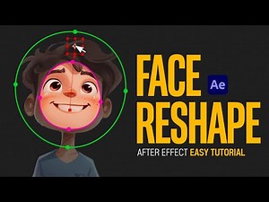 After Effects Face Reshape Easy Simple Animated Tip