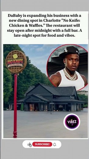 DaBaby Opening 'No Knife' Chicken & Waffles 🍗🧇 #NoKnifeChickenAndWaffles #Charlotte #YouTubeShorts