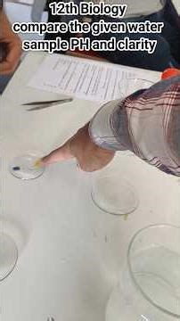 12th Biology Practical | Study of Water pH and Clarity | Maharashtra Board #a2zpracticals