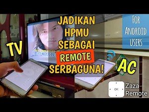 Cara Menggunakan HP Android sebagai Remote Universal | Zaza Remote