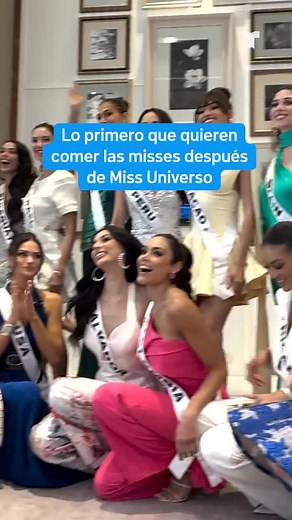 5.1K views · 3.4K reactions | Lo primero que quiere comer las misses después del Miss Universo. | Telemundo 49 | Facebook